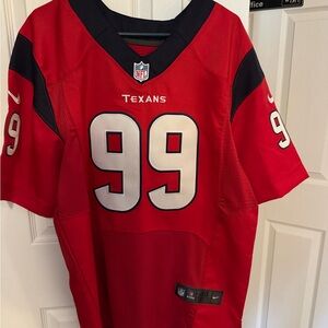 Houston Texans On Field Watt Football Jersey